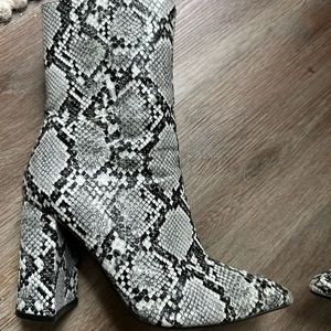 Jeffrey Campbell Snakeskin Booties